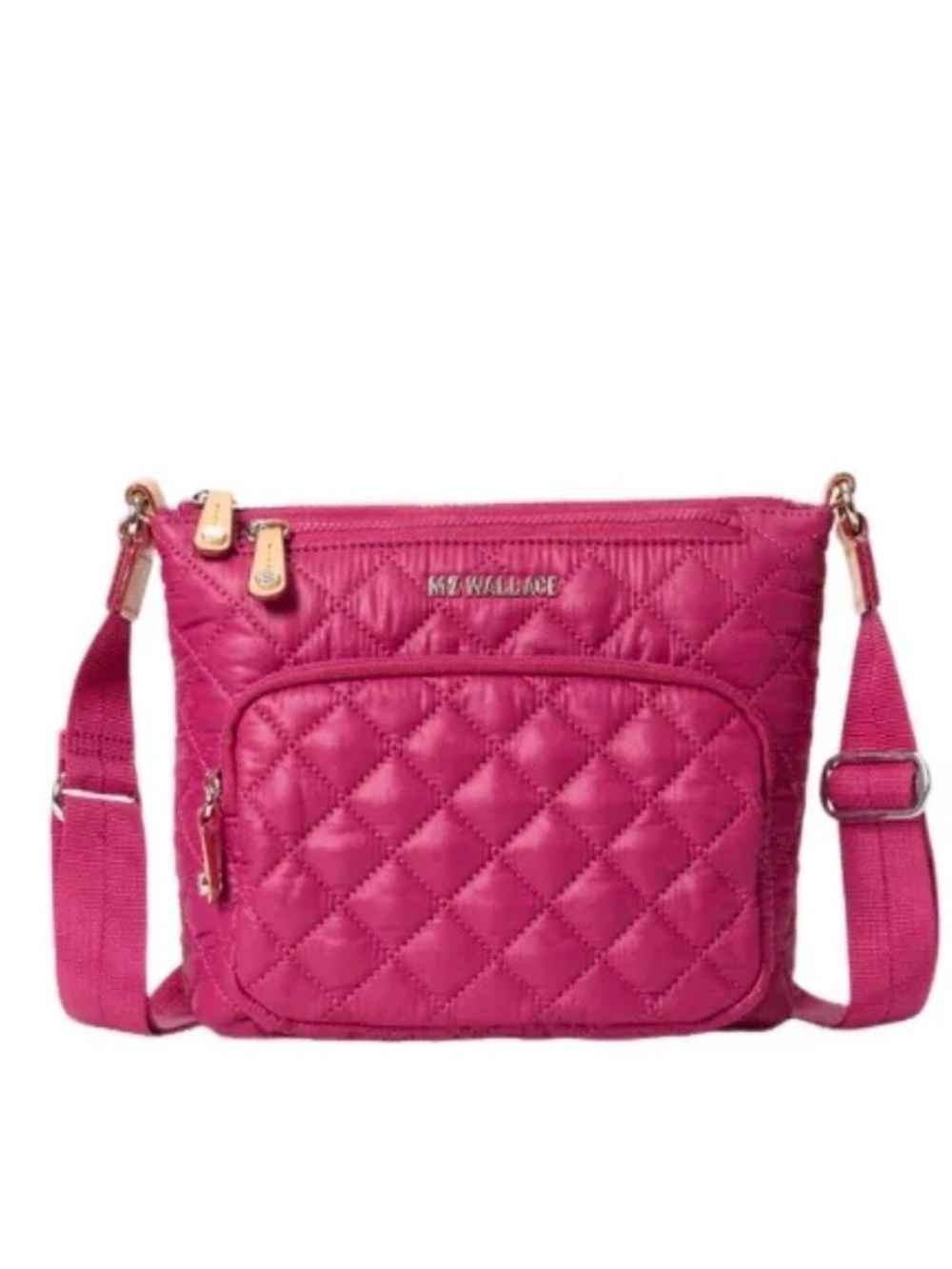 NWT MZ Wallace Metro Scout Crossbody Deluxe raspberry